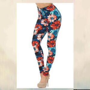FLORAL SOFT LEGGINGS 15J-L029